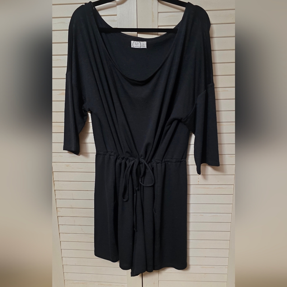 Maurices Classic Black Long Sleeve Romper